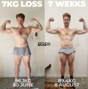7kg loss in 7 weeks